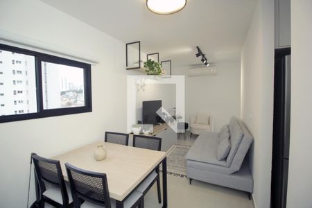 sala de apartamento à venda com 3 quartos, 138m² em Vila Valparaíso, Santo André