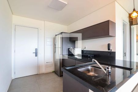 Studio - Quarto e Cozinha de kitnet/studio para alugar com 1 quarto, 37m² em Pinheiros, São Paulo