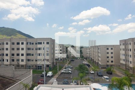 Vista da Sala/Cozinha de apartamento para alugar com 2 quartos, 41m² em Campo Grande, Rio de Janeiro