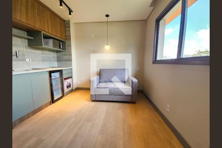 Sala/Cozinha de apartamento para alugar com 1 quarto, 28m² em Chácara Santo Antônio (zona Sul), São Paulo