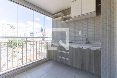 Varanda da Sala  de apartamento para alugar com 1 quarto, 43m² em Aclimação, São Paulo