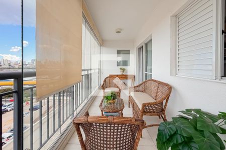 Varanda da Sala de apartamento à venda com 2 quartos, 68m² em Ipiranga, São Paulo