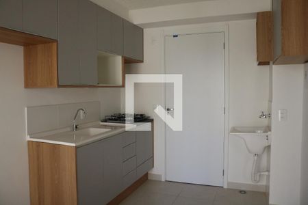 Sala e Cozinha Integrada de apartamento para alugar com 1 quarto, 29m² em Várzea da Barra Funda, São Paulo