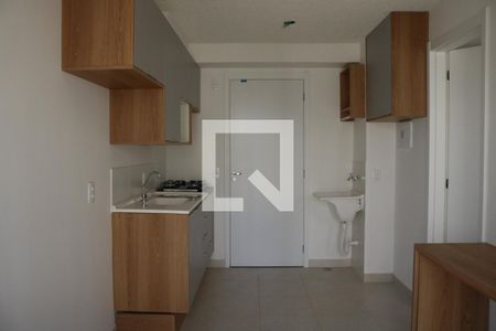Sala e Cozinha Integrada de apartamento para alugar com 1 quarto, 29m² em Várzea da Barra Funda, São Paulo