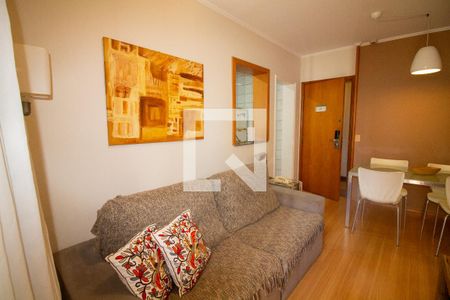 Sala de apartamento para alugar com 2 quartos, 56m² em Cidade Monções, São Paulo