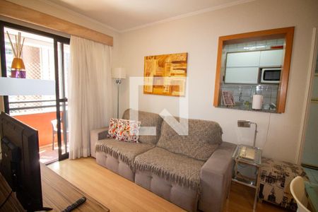 Sala de apartamento para alugar com 2 quartos, 56m² em Cidade Monções, São Paulo