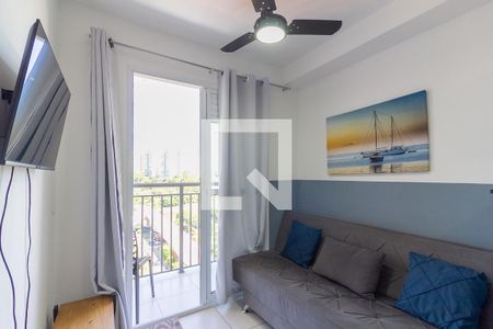 Sala de apartamento para alugar com 1 quarto, 29m² em Jardim Caravelas, São Paulo