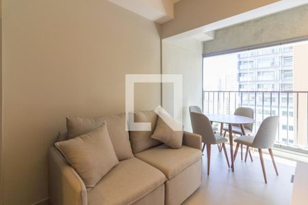 Sala de apartamento para alugar com 1 quarto, 31m² em Santo Amaro, São Paulo