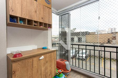 Varanda da Sala de apartamento à venda com 2 quartos, 68m² em Tatuapé, São Paulo