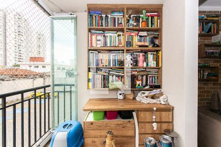 Varanda da Sala de apartamento à venda com 2 quartos, 68m² em Tatuapé, São Paulo