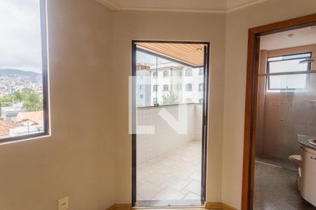 Varanda da Suíte de apartamento para alugar com 3 quartos, 88m² em Santa Tereza, Belo Horizonte