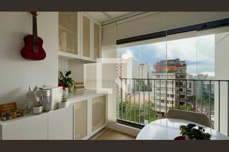 Varanda de apartamento à venda com 1 quarto, 34m² em Cerqueira César, São Paulo