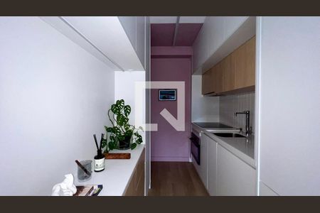 Cozinha de apartamento à venda com 1 quarto, 34m² em Cerqueira César, São Paulo