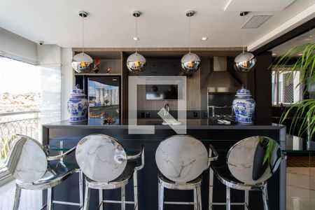 Varanda Gourmet de apartamento à venda com 3 quartos, 202m² em Vila Galvão, Guarulhos