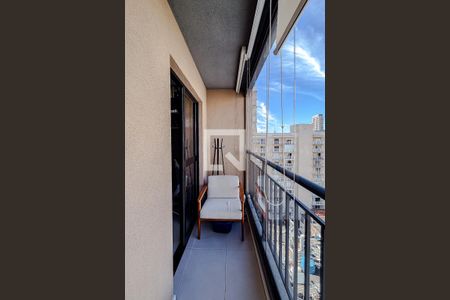Varanda de kitnet/studio à venda com 1 quarto, 28m² em Liberdade, São Paulo