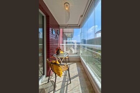 Sacada  de apartamento para alugar com 1 quarto, 53m² em Cidade Ocian, Praia Grande