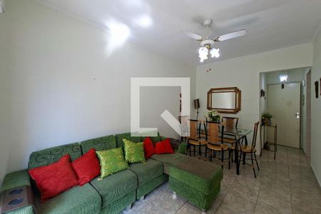 Sala de apartamento para alugar com 1 quarto, 53m² em Cidade Ocian, Praia Grande