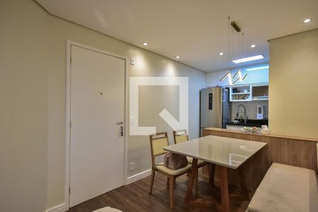 Sala de Jantar de apartamento à venda com 2 quartos, 52m² em Jardim Monte Alegre, Taboão da Serra