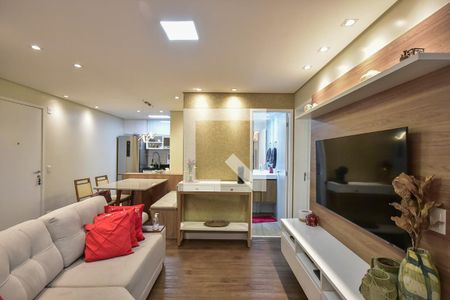 Sala de apartamento à venda com 2 quartos, 52m² em Jardim Monte Alegre, Taboão da Serra