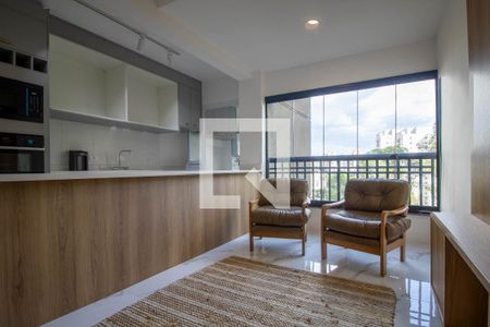 Sala/Cozinha de apartamento à venda com 2 quartos, 65m² em Vila Andrade, São Paulo