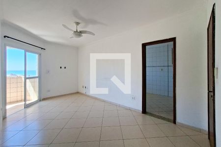 Sala de apartamento para alugar com 1 quarto, 56m² em Guilhermina, Praia Grande