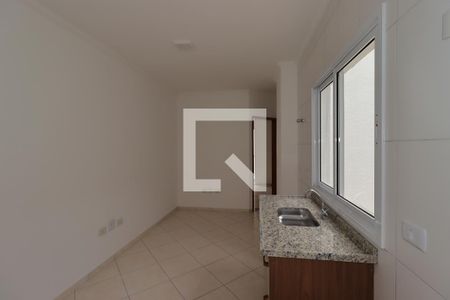 Sala e Cozinha de apartamento para alugar com 2 quartos, 38m² em Jardim Ocara, Santo André