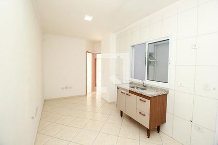 Sala/Cozinha de apartamento para alugar com 2 quartos, 38m² em Jardim Ocara, Santo André