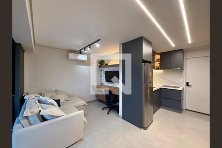 Sala de apartamento para alugar com 1 quarto, 41m² em Chácara Santo Antônio (Zona Sul), São Paulo