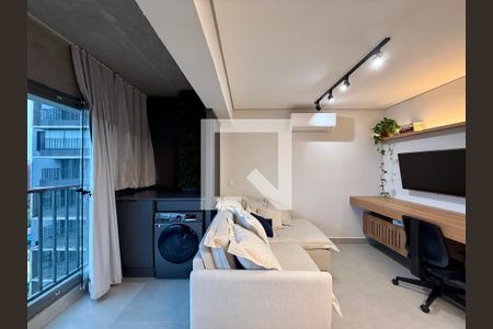 Sala de apartamento para alugar com 1 quarto, 41m² em Chácara Santo Antônio (Zona Sul), São Paulo