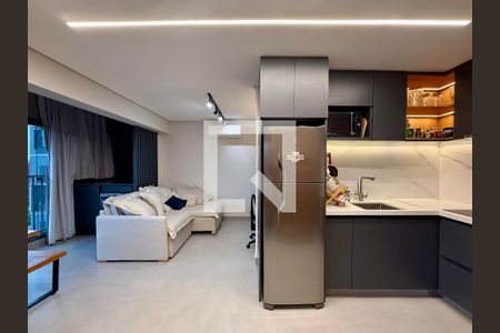 Sala de apartamento para alugar com 1 quarto, 41m² em Chácara Santo Antônio (Zona Sul), São Paulo