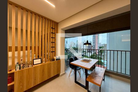 Sala de apartamento para alugar com 1 quarto, 41m² em Chácara Santo Antônio (Zona Sul), São Paulo
