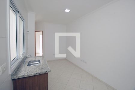 Sala/Cozinha de apartamento para alugar com 2 quartos, 38m² em Jardim Ocara, Santo André