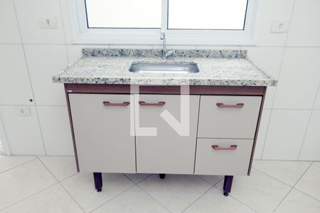 Sala/Cozinha de apartamento para alugar com 2 quartos, 38m² em Jardim Ocara, Santo André