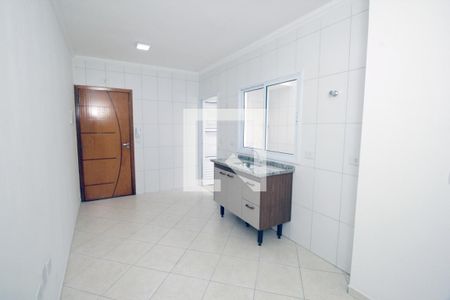 Sala/Cozinha de apartamento para alugar com 2 quartos, 38m² em Jardim Ocara, Santo André
