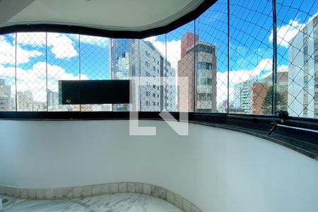Varanda da Sala de apartamento para alugar com 4 quartos, 268m² em Sion, Belo Horizonte
