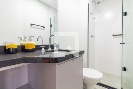 Banheiro de apartamento à venda com 1 quarto, 34m² em Vila Mafra, São Paulo