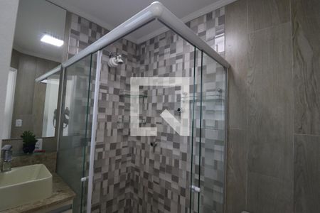 Banheiro Quarto 1 suíte de apartamento à venda com 3 quartos, 85m² em Parque das Nações, Santo André