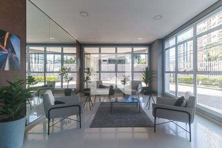 Hall de Entrada de kitnet/studio para alugar com 1 quarto, 40m² em Vila Mogilar, Mogi das Cruzes