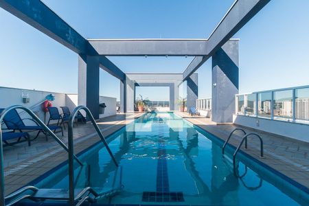 Área comum - Piscina de kitnet/studio para alugar com 1 quarto, 40m² em Vila Mogilar, Mogi das Cruzes