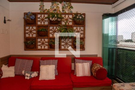 Varanda gourmet de apartamento à venda com 3 quartos, 105m² em Jardim Caravelas, São Paulo