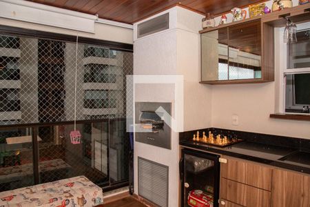 Varanda gourmet de apartamento à venda com 3 quartos, 105m² em Jardim Caravelas, São Paulo