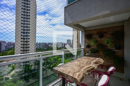 Varanda de apartamento à venda com 3 quartos, 162m² em Jardim Fonte do Morumbi, São Paulo