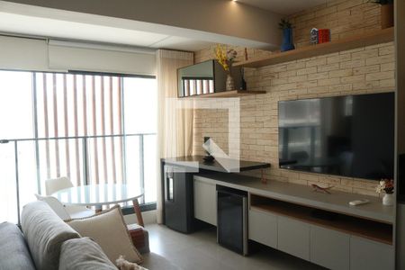 Sala e Cozinha Integrada de apartamento para alugar com 1 quarto, 41m² em Perdizes, São Paulo