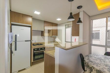 Sala/Cozinha de apartamento para alugar com 2 quartos, 47m² em São José, Canoas