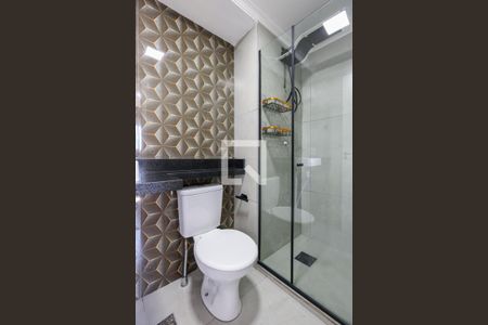 Banheiro da Suíte de apartamento para alugar com 1 quarto, 26m² em Vila Andrade, São Paulo