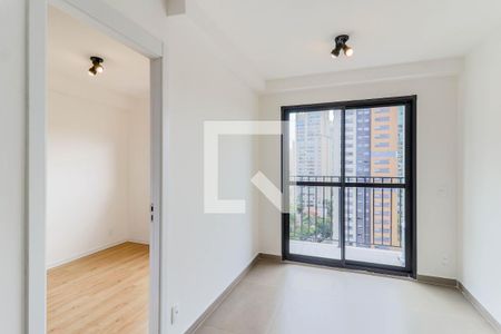 Sala de apartamento para alugar com 1 quarto, 27m² em Campo Belo, São Paulo