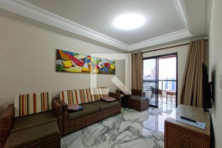 Sala de apartamento para alugar com 2 quartos, 108m² em Aviação, Praia Grande