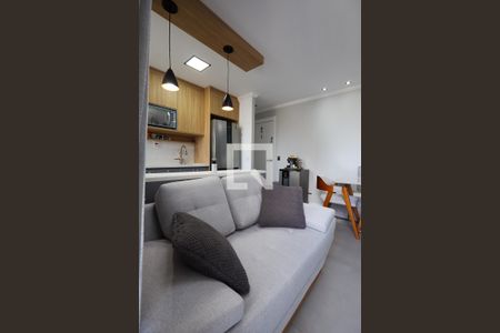 Sala de estar - Sala de jantar de apartamento à venda com 2 quartos, 47m² em Campininha, São Paulo