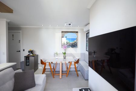 Sala de estar - Sala de jantar de apartamento à venda com 2 quartos, 47m² em Campininha, São Paulo