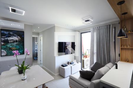 Sala de estar - Sala de jantar de apartamento à venda com 2 quartos, 47m² em Campininha, São Paulo
